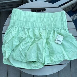 NWT Free People movement mint shorts